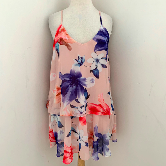 YUMI KIM Floral print dress Layered Up NWT - Picture 2 of 4